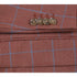 Men's Brown Classic Fit Wool Plaid Blazer