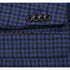 Wool Blend Blue Regular Fit Mini Check Pattern Sports Coat