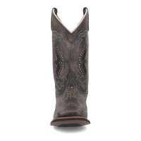 Laredo Spellbound Leather Boot - Luxe Black Ankle Boot