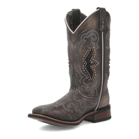 Laredo Spellbound Leather Boot - Luxe Black Ankle Boot