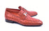 Corrente 5760 Ostrich Quill Slip-On Loafer - Orange - Image 3