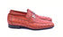 Corrente 5760 Ostrich Quill Slip-On Loafer - Orange - Image 4
