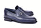Corrente 5844 Supple Deerskin Slip-On Loafer - Navy - Navy - Size 13