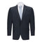 Men's Navy Portly Fit Suit Separate Jacket – Classic Wool Blend Formal Blazer