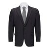 Men's Black Portly Fit Suit Separate Jacket – Classic Wool Blend Formal Blazer