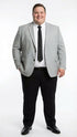 Men’s Light Grey Slim Fit Blazer Sport Coat with Black Pants | Premium Formal and Smart Casual Outfit