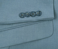 Light Blue 2 Piece Suit Notch Lapel Slim Fit