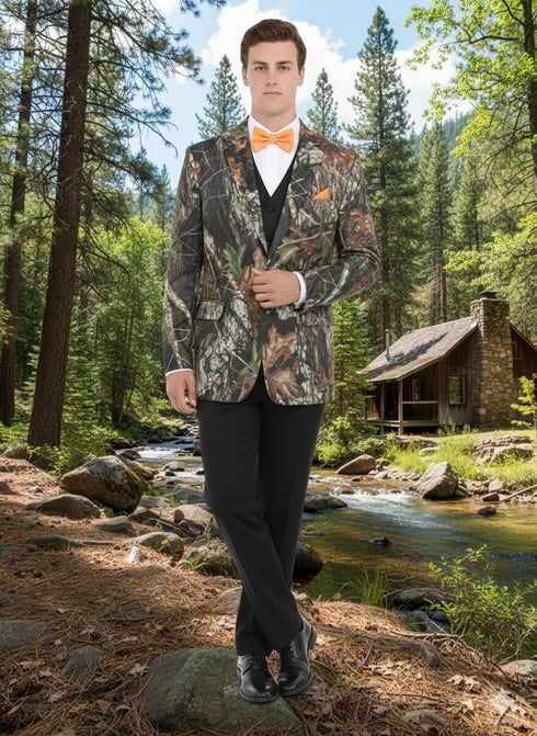 Mens Houndstooth Double-Breasted Overcoat – Classic Black and White Wool Blend Peacoat Wool Fabric