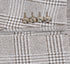 Half Canvas Slim Fit Blazer in Plaid Gray