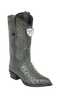 Wild West Botas de Avestruz Horma Puntal Gris