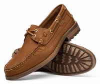 Marco Di Milano Amalfi Bronze Premium Calf Leather Boat Shoes - view 1