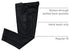 Mens Vintage Tweed Dress Pants Slacks Trousers Regular Fit Suit Pants in Black