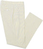 Mens Seersucker Pants - Summer Casual Pinstripe Modern Fit in Color Yellow