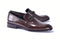 Corrente 6415 Calfskin Slip-On Loafer - Brown - Brown - Size 13