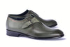 Corrente 6471 Leather Slip-On Monkstrap Shoe - Green - Green - Size 13