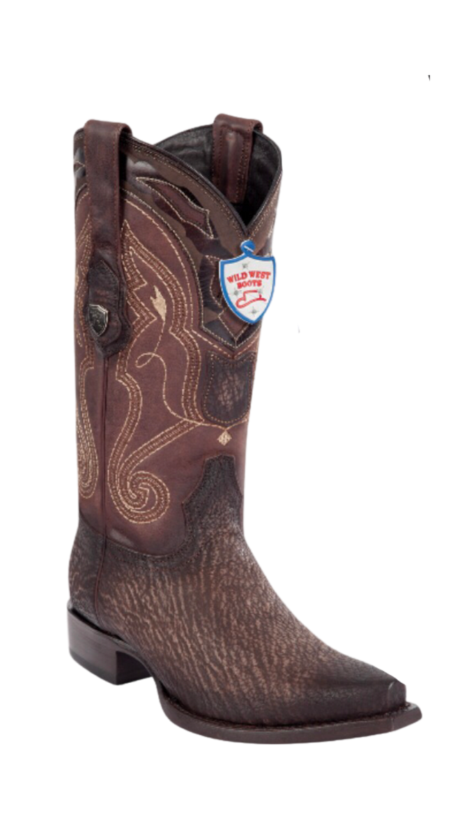 Bota de Pitón Original Horma Punta Recortada Wild West