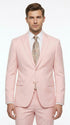 Men’s Light Pink 2 Piece Suit, Formal Dress Suit for Weddings, Prom, Parties, Summer Events Slim Fitted By Vitali