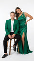 Men’s Kelly Green Blazer with Black Pants – Church, Business and Formal