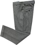 Mens Vintage Tweed Dress Pants Slacks Trousers Regular Fit Suit Pants in Grey