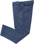 Mens Vintage Tweed Dress Pants Slacks Trousers Regular Fit Suit Pants in Blue