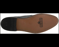 Mens 1920s Gangster Wingtip Dress Shoes - Black and White
