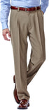 Mens E-Clo Repreve Classic Fit Pleat Front Dress Pant with Hidden Expandable Waistband
