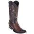 Wild West Brown Ostrich Leg Mens Cowboy Boots Dubai Toe