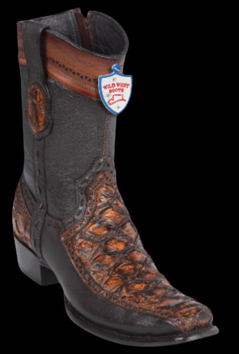 Botin de Pirarucu Original Horma Dubai Wild West