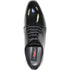 Bravo Mens Classic Plain Toe Shiny Patent Tuxedo Oxford Dress Shoe in Black