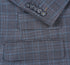English Laundry 2-Piece Gray Plaid Wool Blend Slim Fit Dress Suit