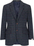 Walker and Hawkes Harris Tweed Blakemore Blazer for Men - Hand-Woven Wool Tweed Jacket with Polyester Lining, Regular Fit