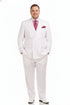 Men’s White Double-Breasted 3-Piece Suit Set – Premium Tailored Fit Formal Wedding and Evening Suit
