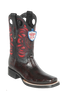 Wild West Botas de Armadillo Horma Rodeo Black Cherry