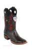 Wild West Botas de Armadillo Horma Rodeo Blackcherry