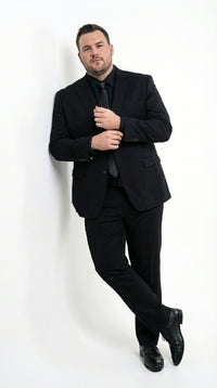 Mens Black Blazer – John Wick Inspired Classic Formal Blazer for Men Sleek Action Style Evening Jacket