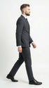 Men’s Black Pinstripe Double Breasted Suit – Classic Formal Business Suit Office and Evening Wear Modern Fit Conservative pattern