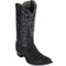 Los Altos Mens Black Python Boots