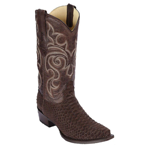 Brown Snakeskin Boots