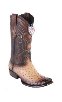 Wild West Botas de Avestruz Horma Dubai Faded Orix