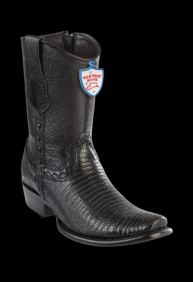 Wild West Botas de Armadillo Horma Dubai Toe Black