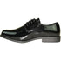 Bravo Mens Classic Formal Shiny Patent Tuxedo Shoe in Black