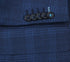 English Laundry 2-Piece Blue Plaid Wool Blend Slim Fit Dress Suit