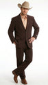 Men’s Pinstripe Western Suit – Classic Formal Blazer and Pant Set for Wedding, Traje Para Hombre Cowboy Style