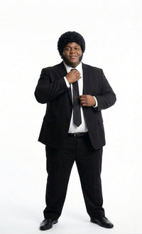 Mens Black Blazer – Jules Winnfield Inspired Pulp Fiction Style Classic Formal Blazer for Men Vintage Retro Jacket