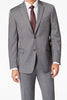 Mens Basic 2 Button Modern Fit Suit in Light Grey