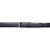 Mezlan Leather & Deerskin Belt - Luxury Italian Crafted