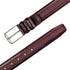 Mezlan Leather & Deerskin Belt Burgundy (AO11113)