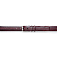 Mezlan Leather & Deerskin Belt - Luxury Italian Crafted