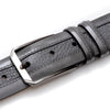 Mezlan Leather & Deerskin Belt Gray (AO11113)
