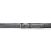 Mezlan Leather & Deerskin Belt - Luxury Italian Crafted